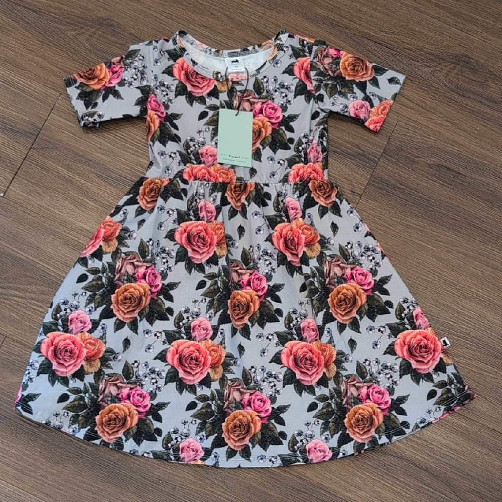 Little & Lively Daphne Dress In Antique Floral